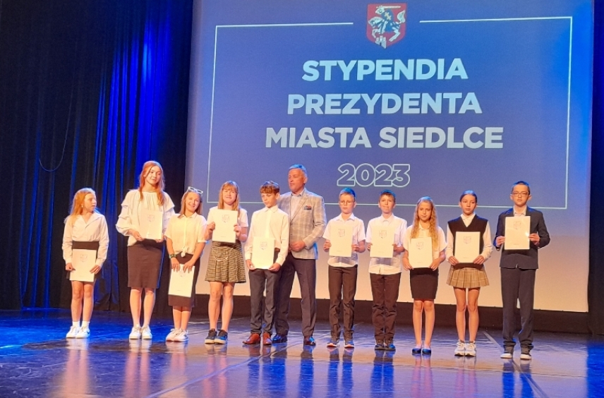 Uroczyste wręczenie stypendiów  Prezydenta Miasta Siedlce