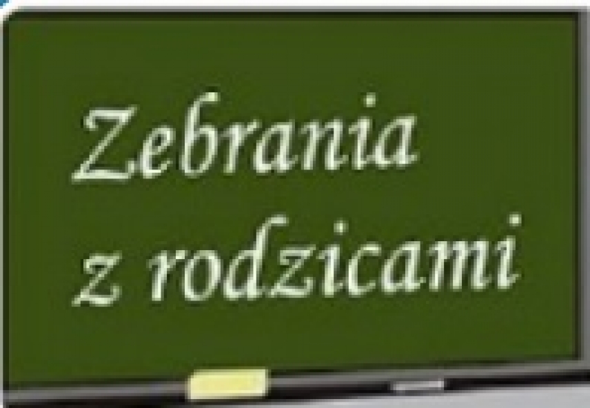 Zebrania Rodziców podsumowujące I semestr nauki