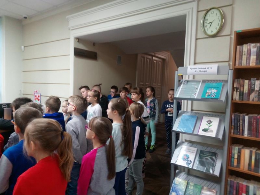 Wizyta w Bibliotece Pedagogicznej.